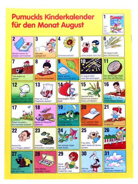 Pumuckl - die erste Pumuckl Zeitschrift der Welt - Bastel & Comic Magazin Nr. 8 (1984)